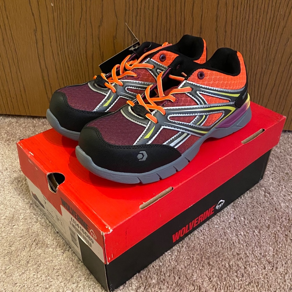 Wolverine Steel Toe Safety Work Shoes NWT